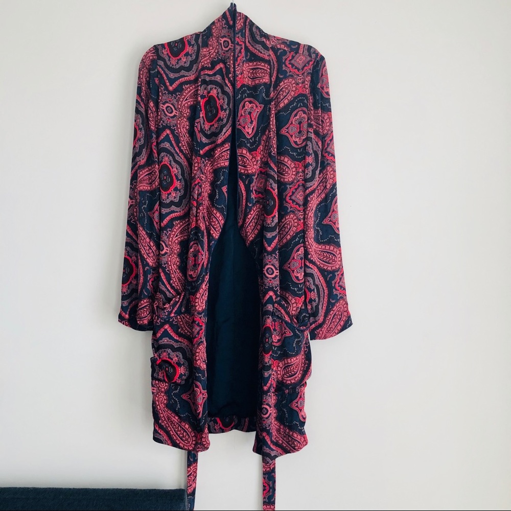 Free People Boho Paisley Duster